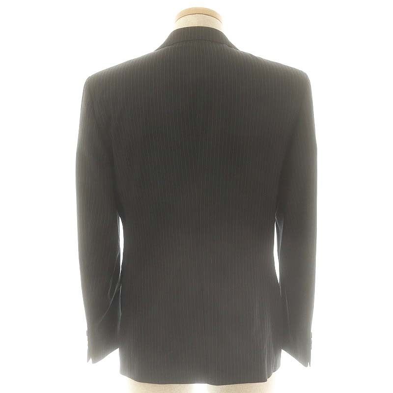 スーツセレクト　セットアップ　ブラック　ストライプ　S WEB限定/OUTLET】【CLASSICO TAPERED】【秋冬】3釦段返り
