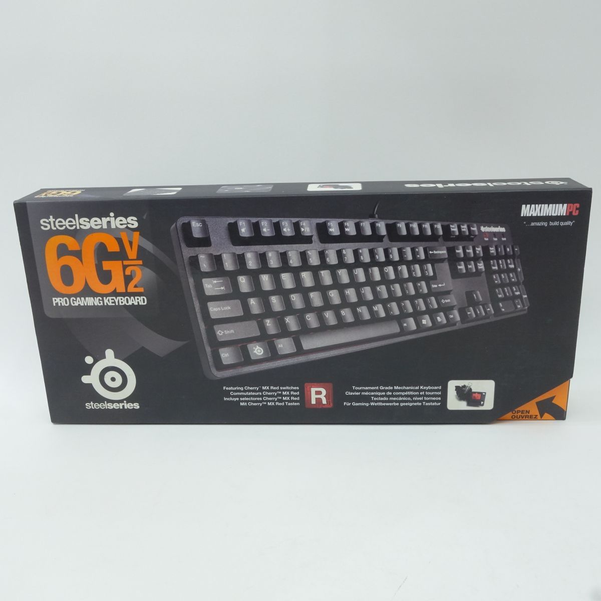 steelseries 6GV2 ゲーミングキーボード Cherry 赤軸 中古