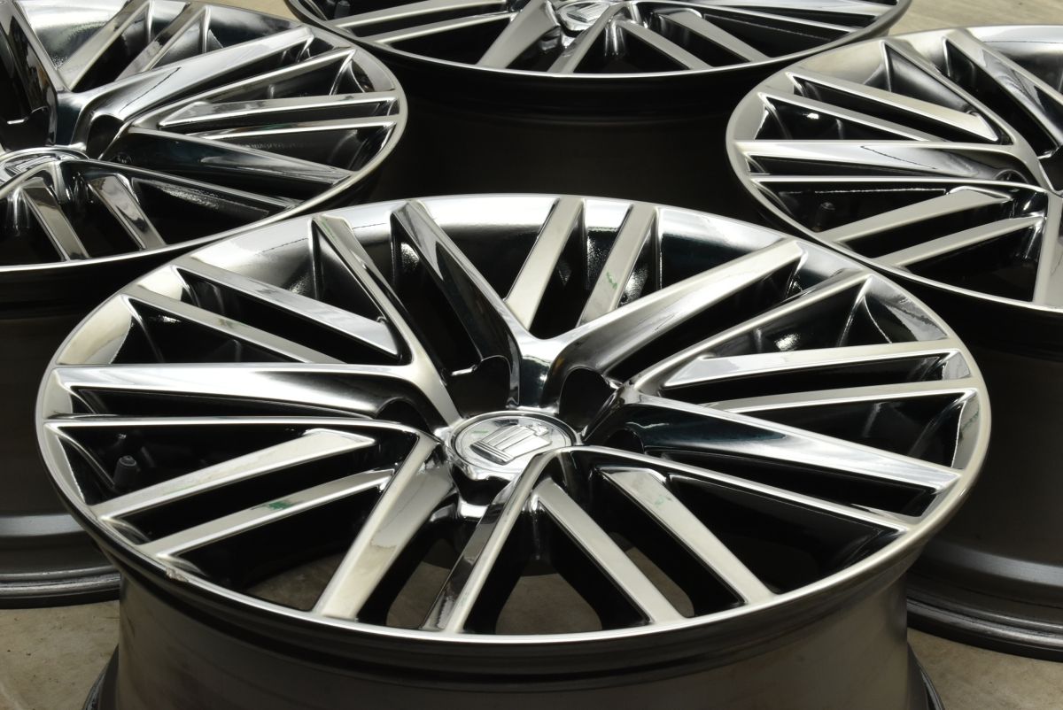 スパッタリング トヨタ 210 クラウン アスリート 純正 18in 8J 40 PCD114.3 4本 200 180 ゼロクラ カムリ マークX プリウスα 流用