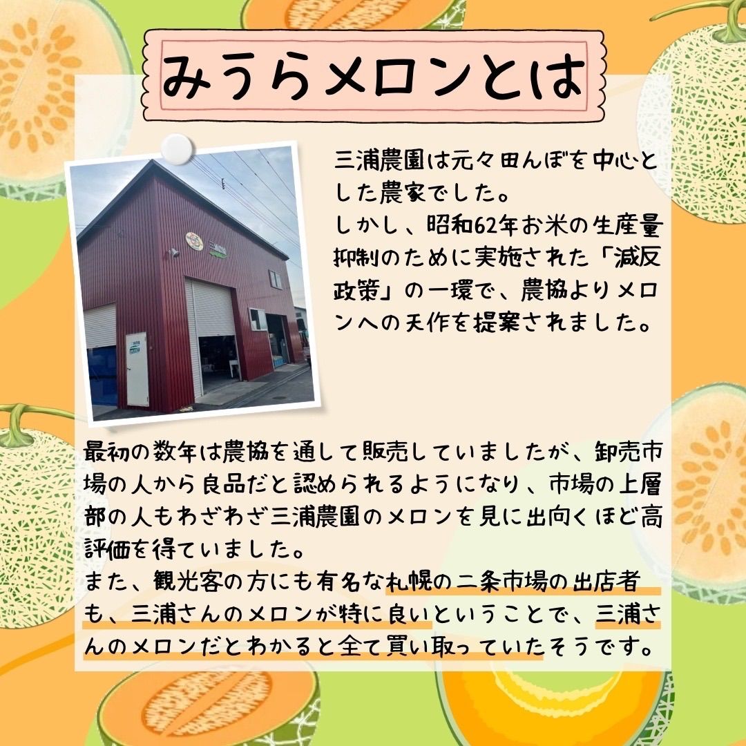 【終了間近！】赤肉メロン 8kg 4〜5玉入　ティアラ　秀品　北海道　蘭越町