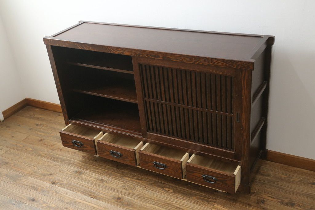 美品 松永工房 カンティーニュ サイドボード リビングボード