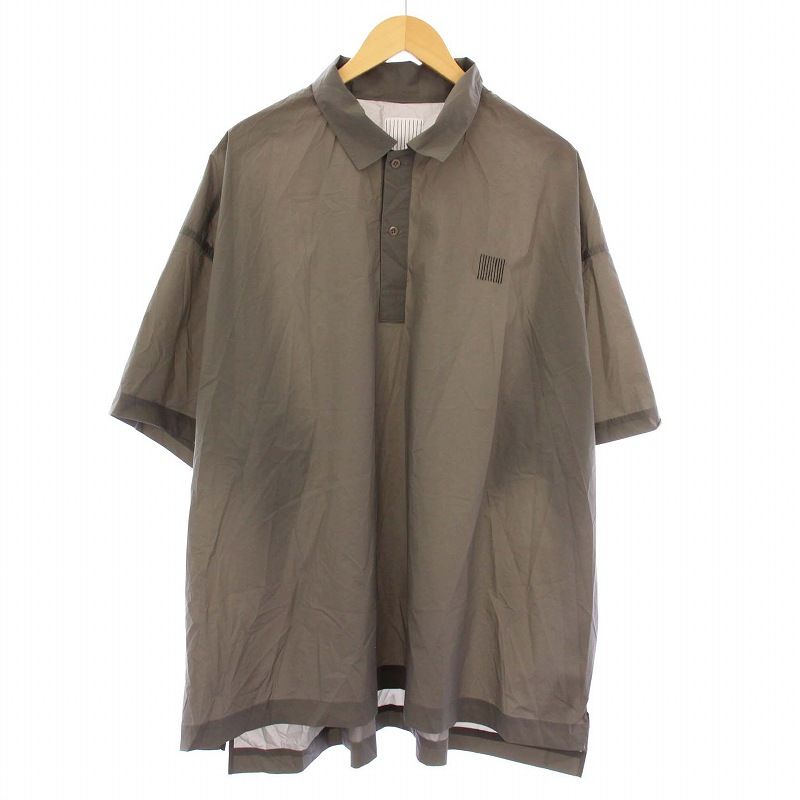 エスエフシー SFC 24SS BIG NYLON POLO ビッグナイロンポロシャツ 半袖  