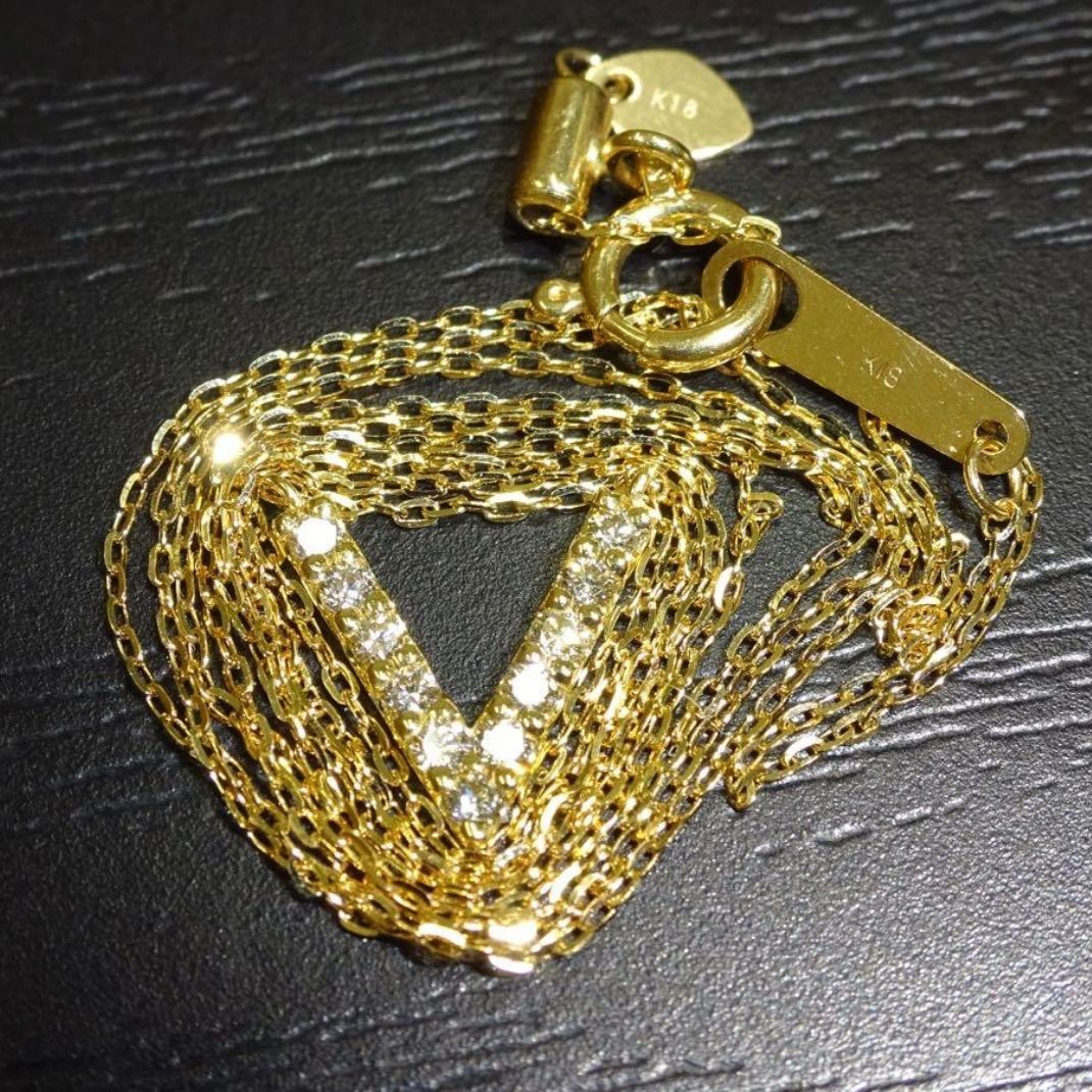 18金 K18 ゴールド GOLD 750 東京銀座ジュエリーミワ 箱 保証書有り 