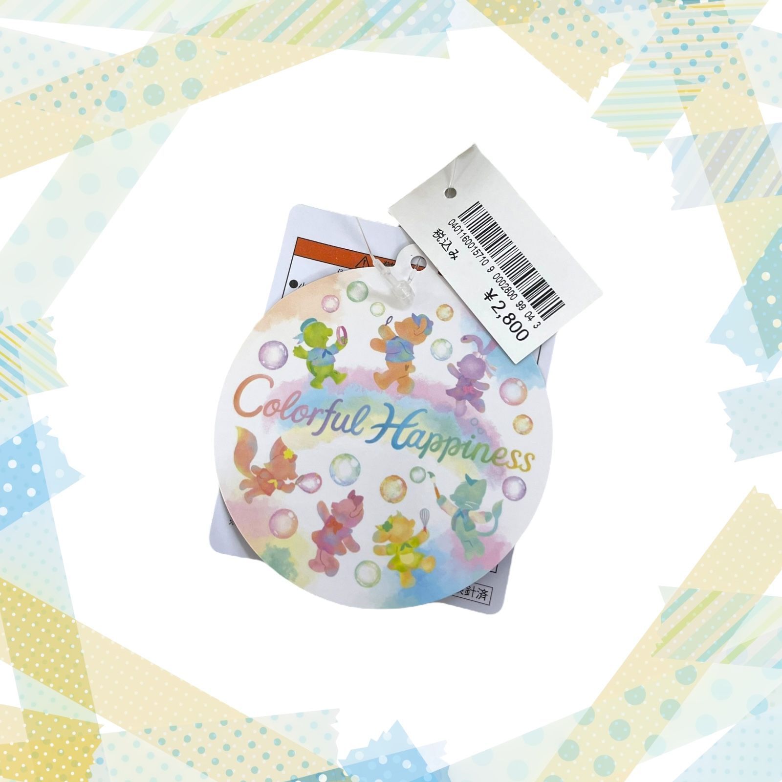 Disney - 【クッキー・アン】カラフルハピネス　ぬいぐるみバッジ2点セット※即日発送します ディズニーシー カラフルハピネス クッキーアン ぬいぐるみ