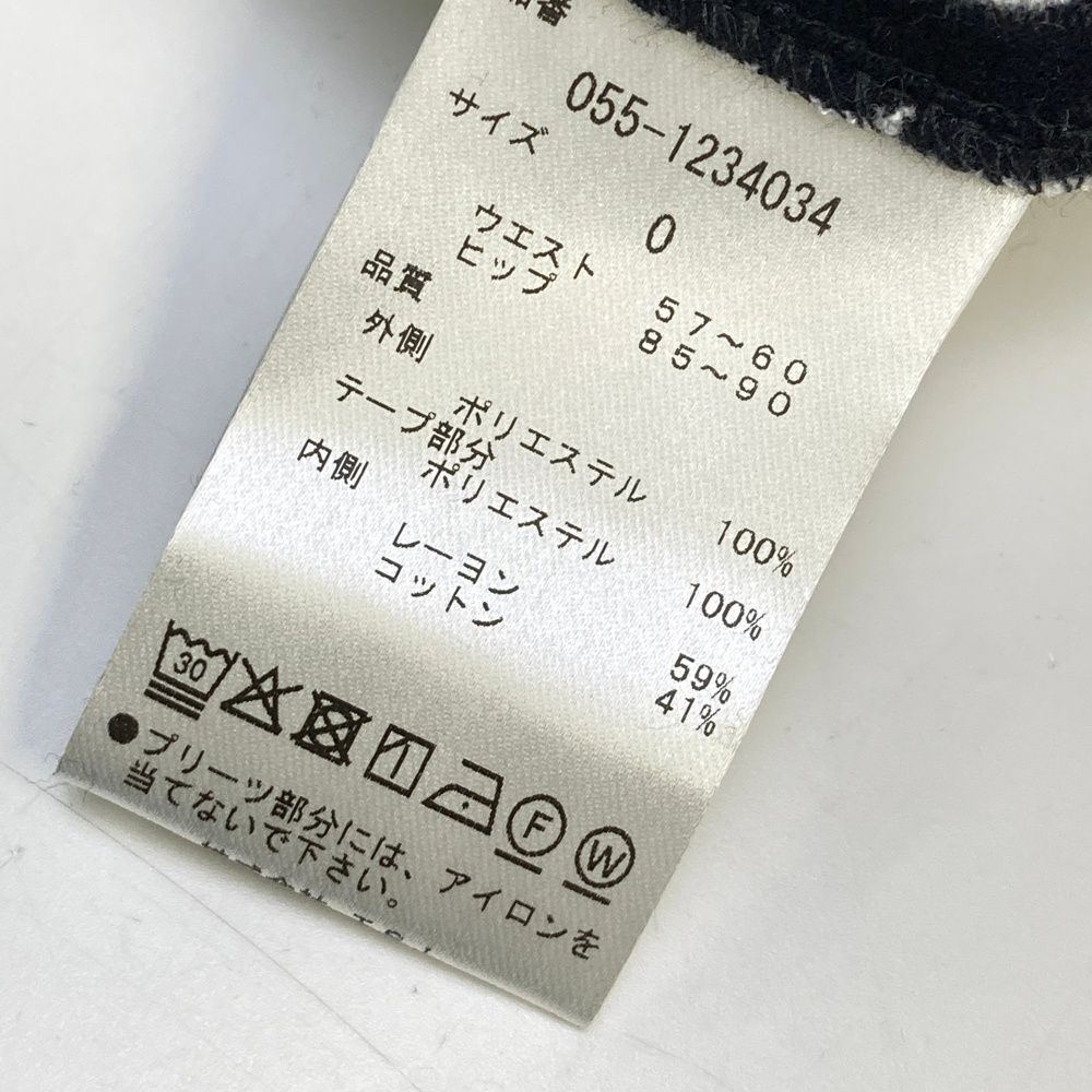 サイズ：0 PEARLY GATES パーリーゲイツ 055-1234034 裏地プリーツ