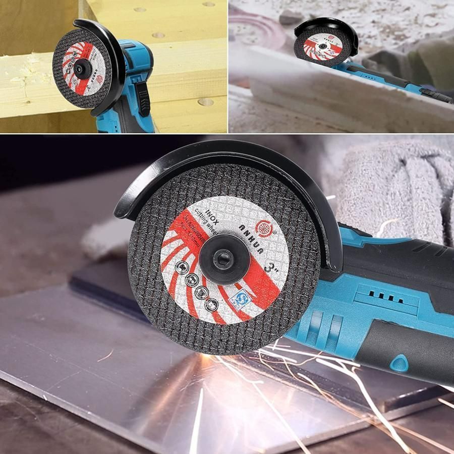 ディスクグラインダー 充電式 ミニコードレス 軽量 超高速 収納箱付き