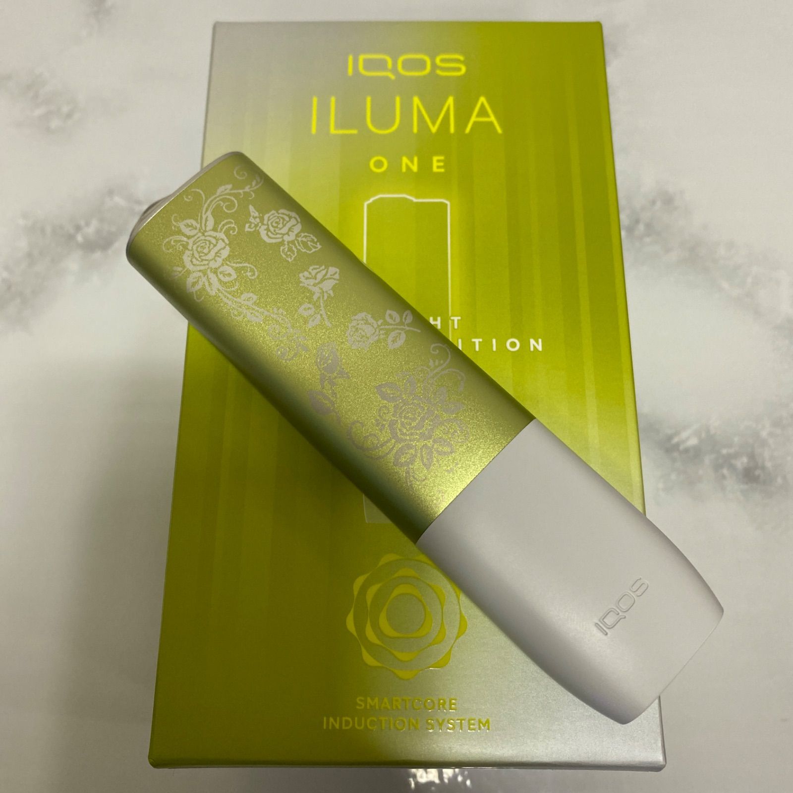 ４ iqos iluma one 〜　アイコス イルマ　ワン 鯉加工限定色 iQOS ILUMA ONE アイコス イルマワン レーザー加工 鯉 滝登り 水墨画