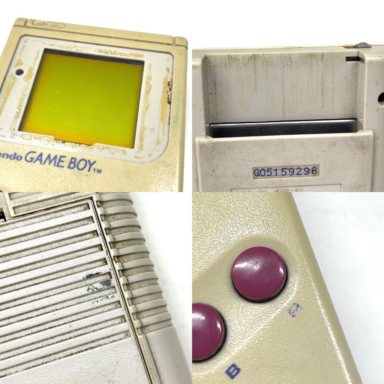 TK365 Nintendo 任天堂 GAME BOY ゲームボーイ 初代 DMG-01 ゲームソフト1本付き ジャンク