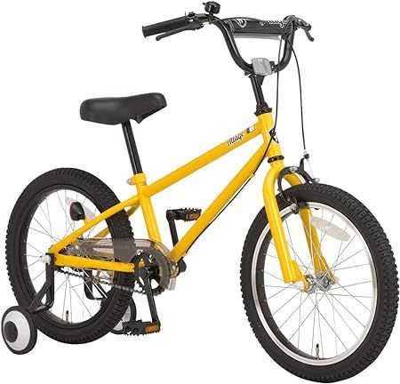 アルテージ ALTAGE 子ども用 自転車 18インチ 補助輪 スタンド 両方付属 BMX AKB-006 マットイエロー 46684…