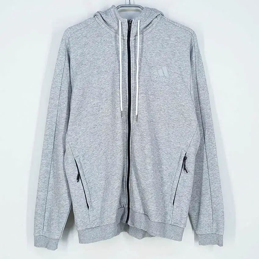 adidas(アディダス) メンズ フード付き ジップアップパーカー グレー 105 （ HU36472 ）