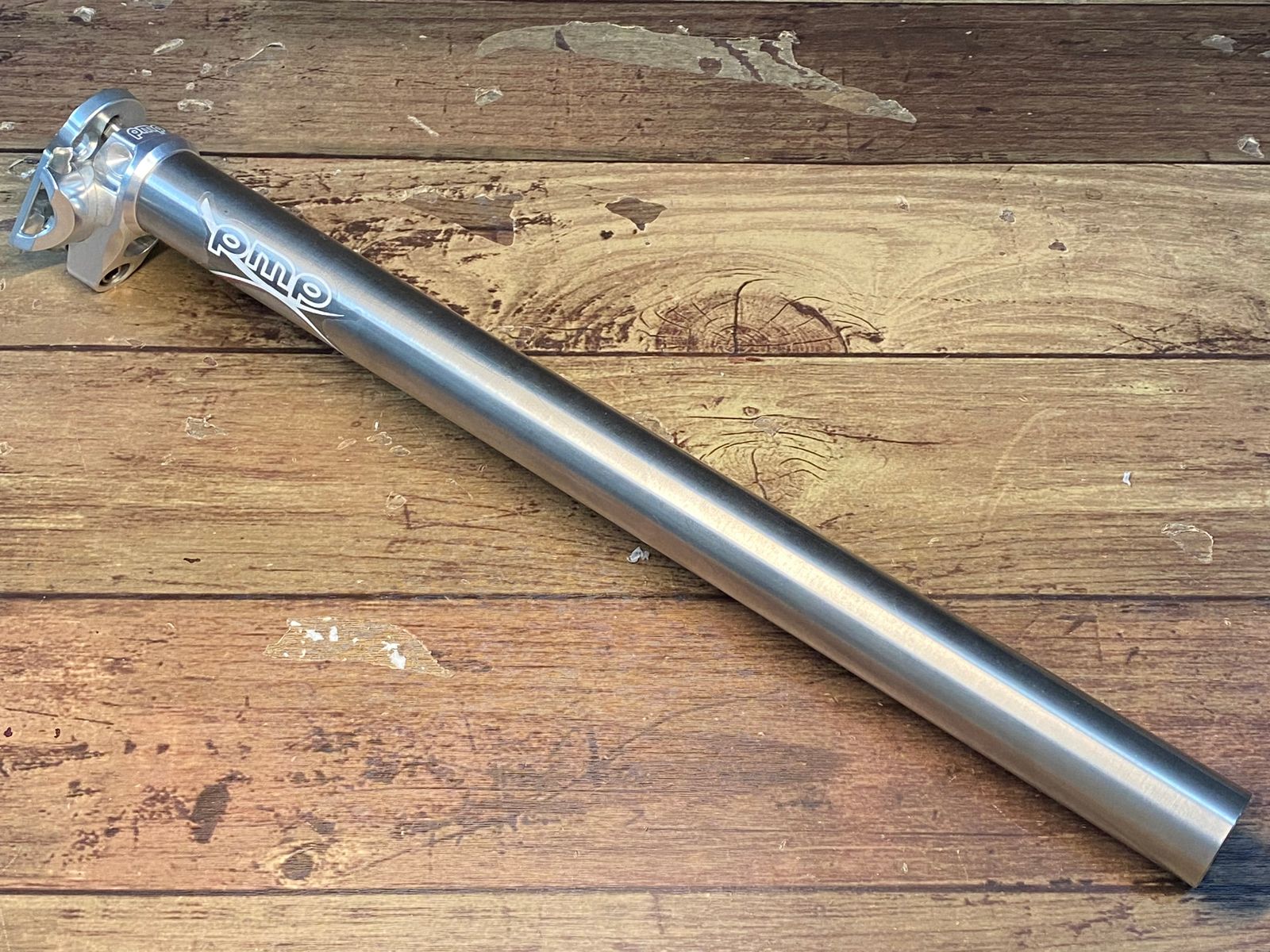 実用美品 イタリア製 PMP チタン シートポスト シートピラー 27.2mm パーツ