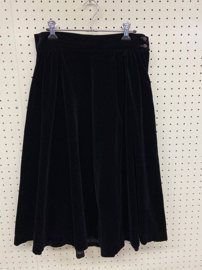 1950s 黒 ベルベット ビンテージスカート ロカビリー ベロア - メルカリ