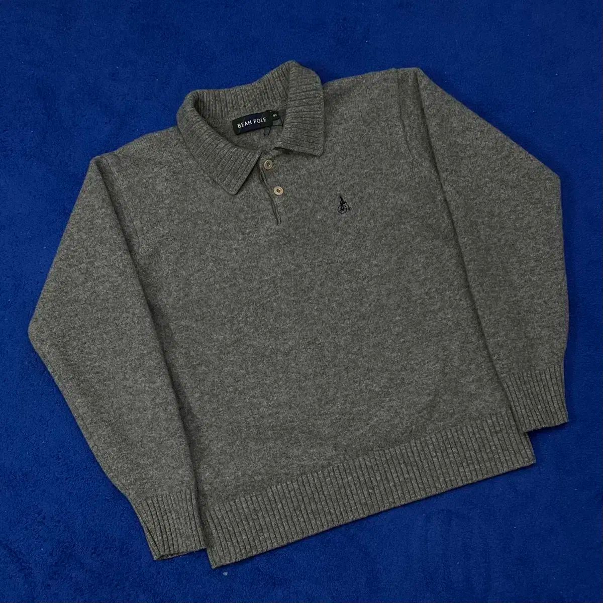 BEAN POLE(ビーンポール) グレー カラー 長袖 ニット セーター