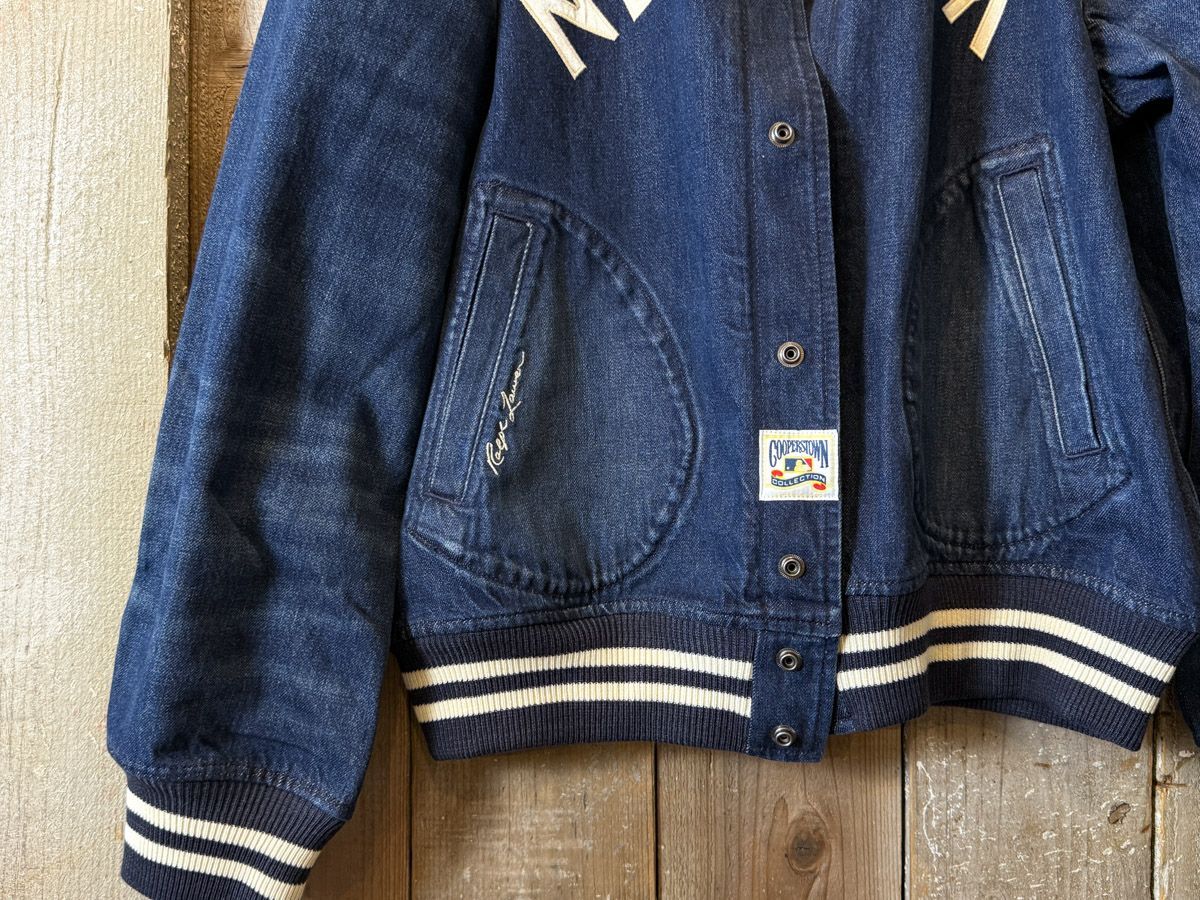 【RalphLauren】MLB Yankees ヤンキース デニム ジャケット Polo Ralph Lauren Yankees Denim Jacket