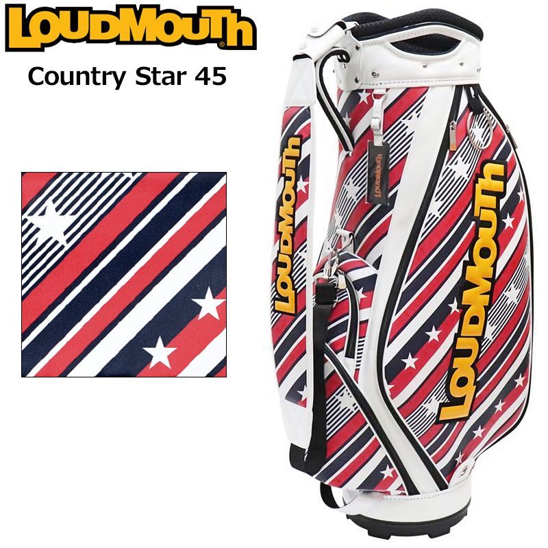 ラウドマウス 9.5型 キャディバッグ Country Star 45 カントリースター45 LM-CB0014/771998(301) 新品【Loudmouth正規販売店】