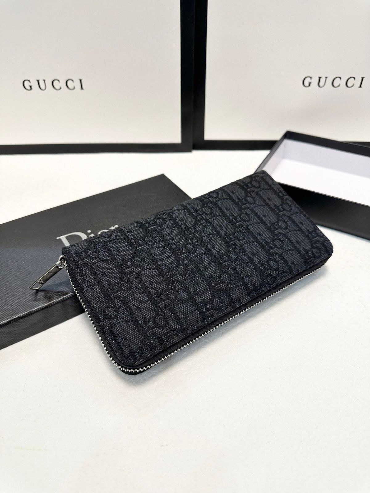 Dior財布 今日特価】Dior レディースウォレット, ブラック, 高級レザー
