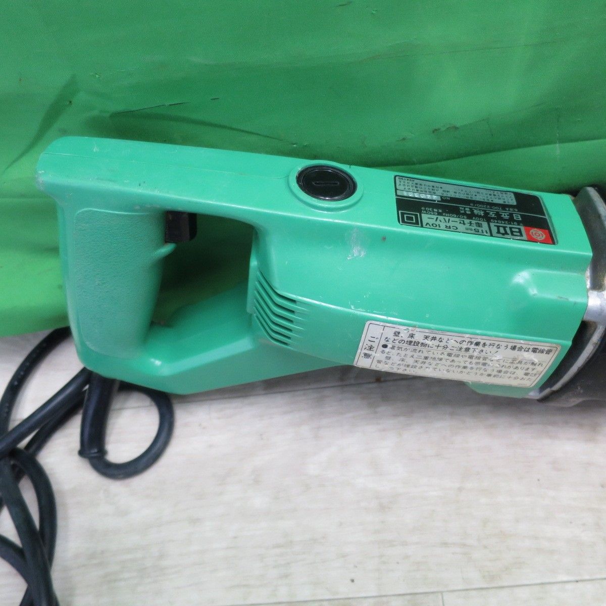 ▲ HITACHI 日立工機 CR10V 115mm セーバソー ブレード 8枚付 ▲ HITACHI⁄日立 115mm 電子セーバソー CR10V