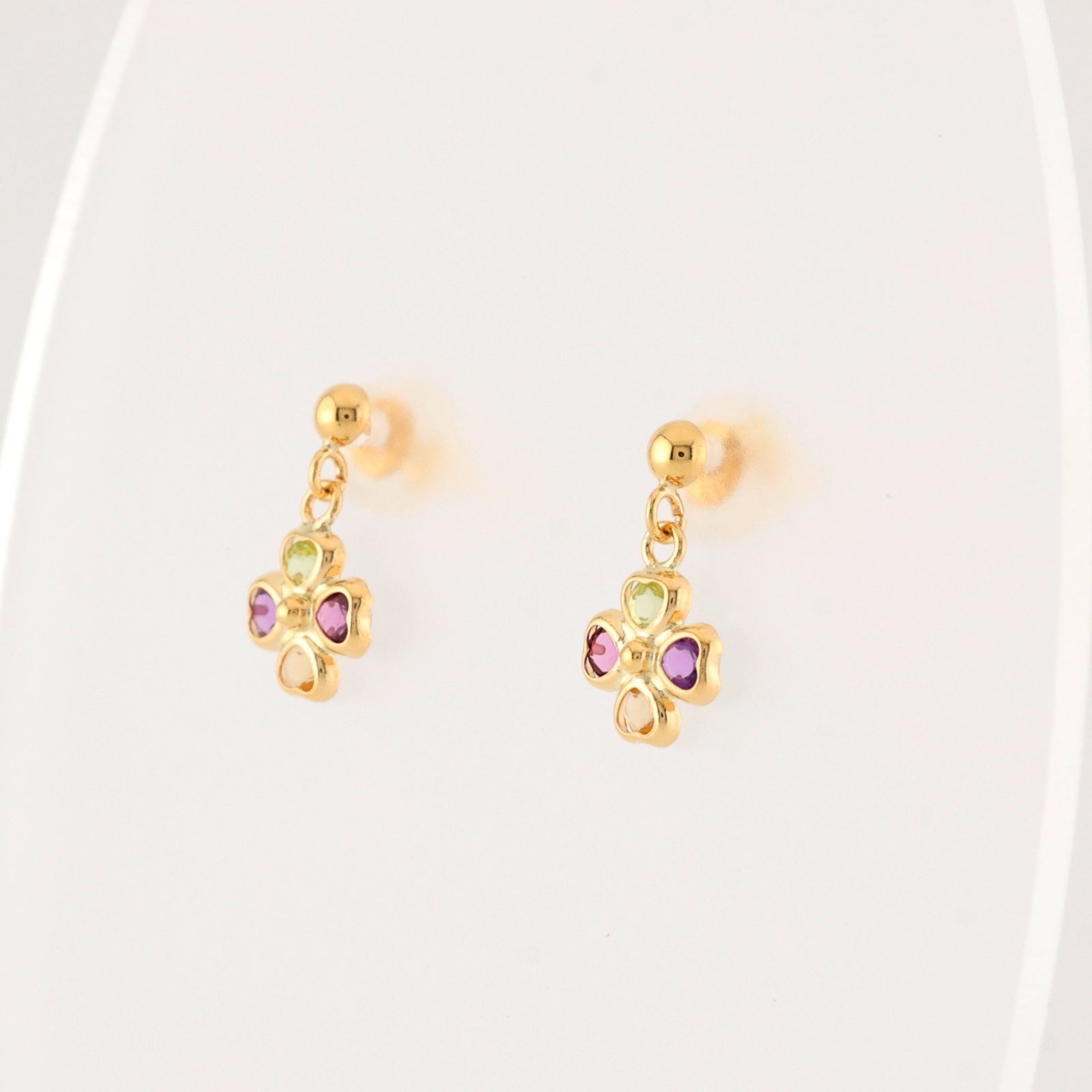 参考定価25,300円！》 K18 ゴールド ペリドット ／ アメシスト 