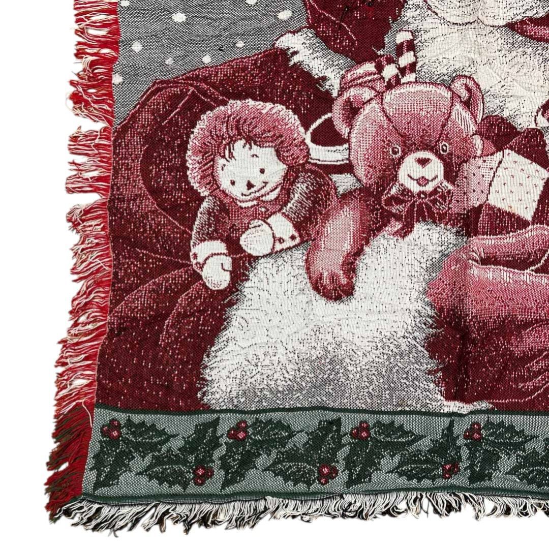 vintageラグ カーペット サンタ ポートレート クリスマス 2027