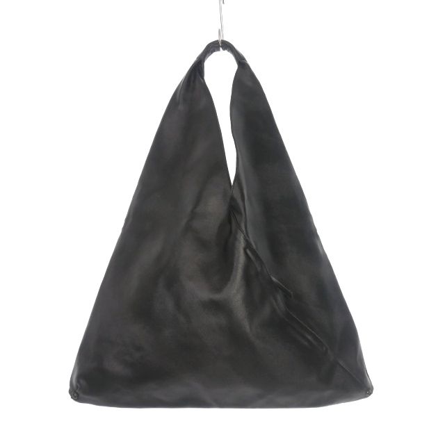 エムエムシックス メゾンマルジェラ MM6 Maison Margiela 13AW 本革 ジャパニーズトート トートバッグ 鞄 ブラック 黒 S32WD0064 正規