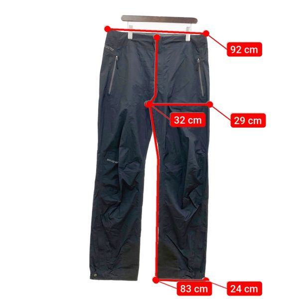 美品】パタゴニアPatagonia 防水パンツ サイドジッパー付き 美品】パタゴニアPatagonia 防水パンツ サイドジッパー付き