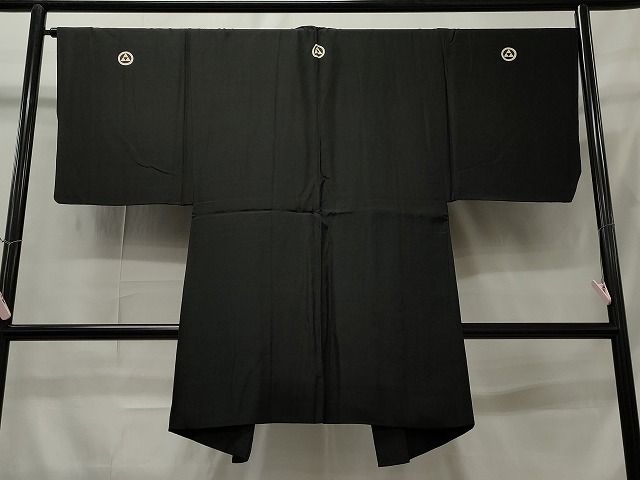 黒紋付き 正絹