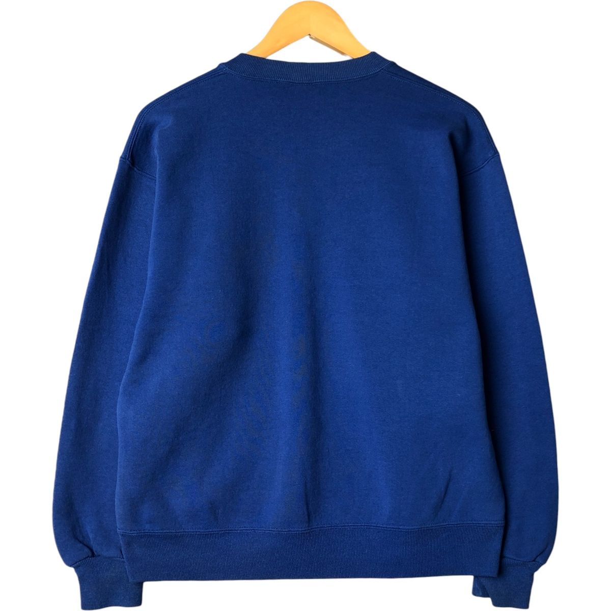 USA製 90s Russell ブランクスウェット L ネイビー② 古着 Russell Athletic - 90s RUSSEL USA製 無地 ブランク 前V