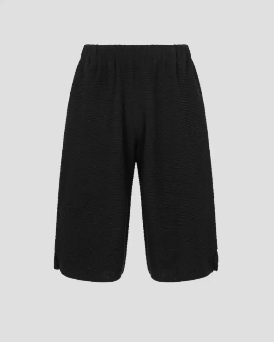 F HOMME PLISSÉ オムプリッセ タイト ツイスト コットン ニット セーター ショートパンツ 黒