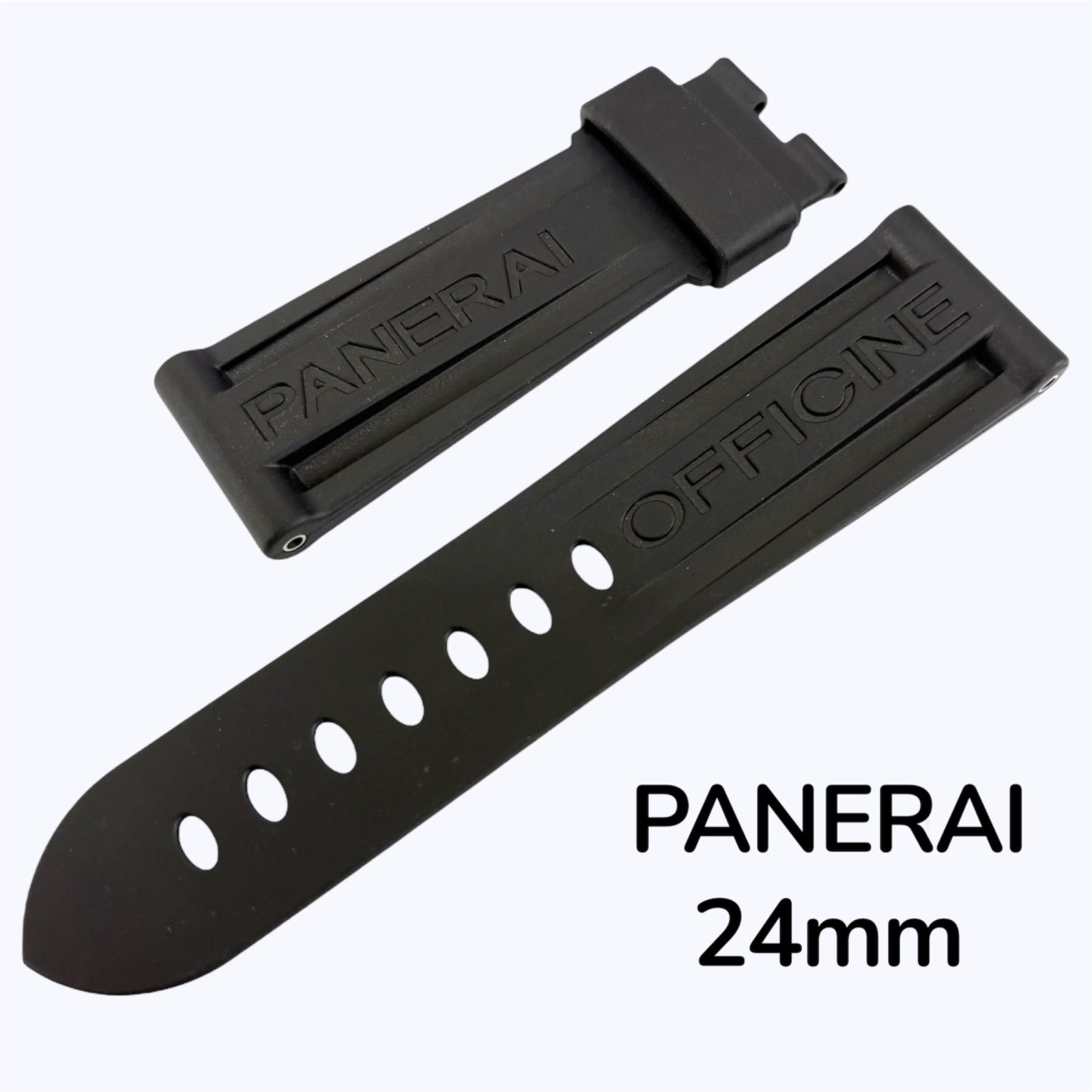 中古 時計バンド PANERAI パネライ 純正 24mm ラバー - メルカリ 
