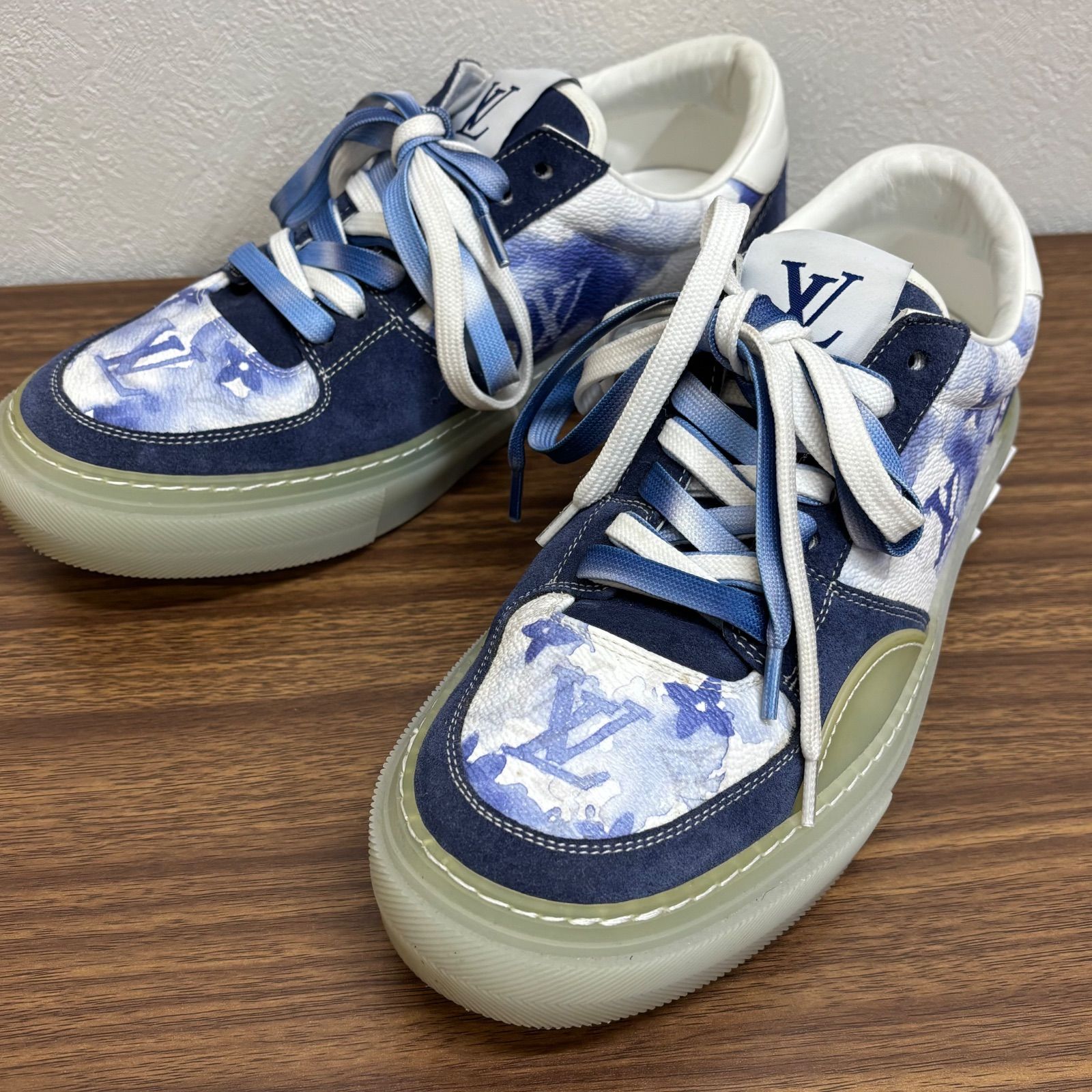ルイ・ヴィトン Louis Vuitton LVオリライン スニーカー 美品 LOUIS VUITTON ルイヴィトン LV オリライン スニーカー