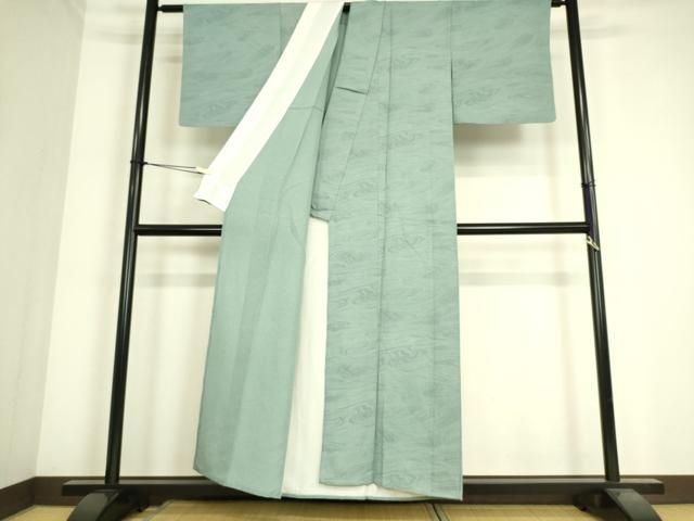 平和屋着物▽上質な小紋　単衣　流水文　正絹　逸品　DAAS0460az 平和屋着物▽上質な小紋 単衣 流水文 正絹 逸品 DAAS0460az - メルカリ