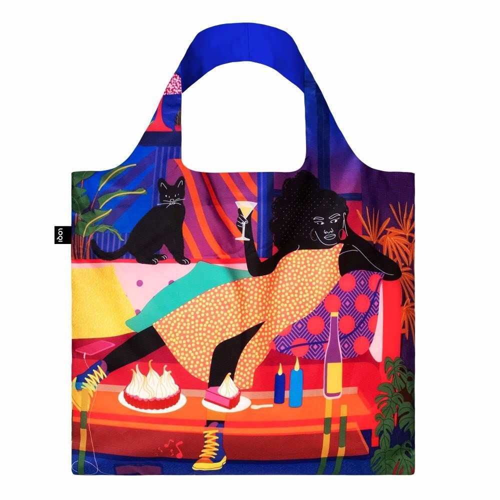 【数量限定】エコバッグ LOQI(ローキー) AD.CE AURELIA DURAND Chill Evening Recycled Bag