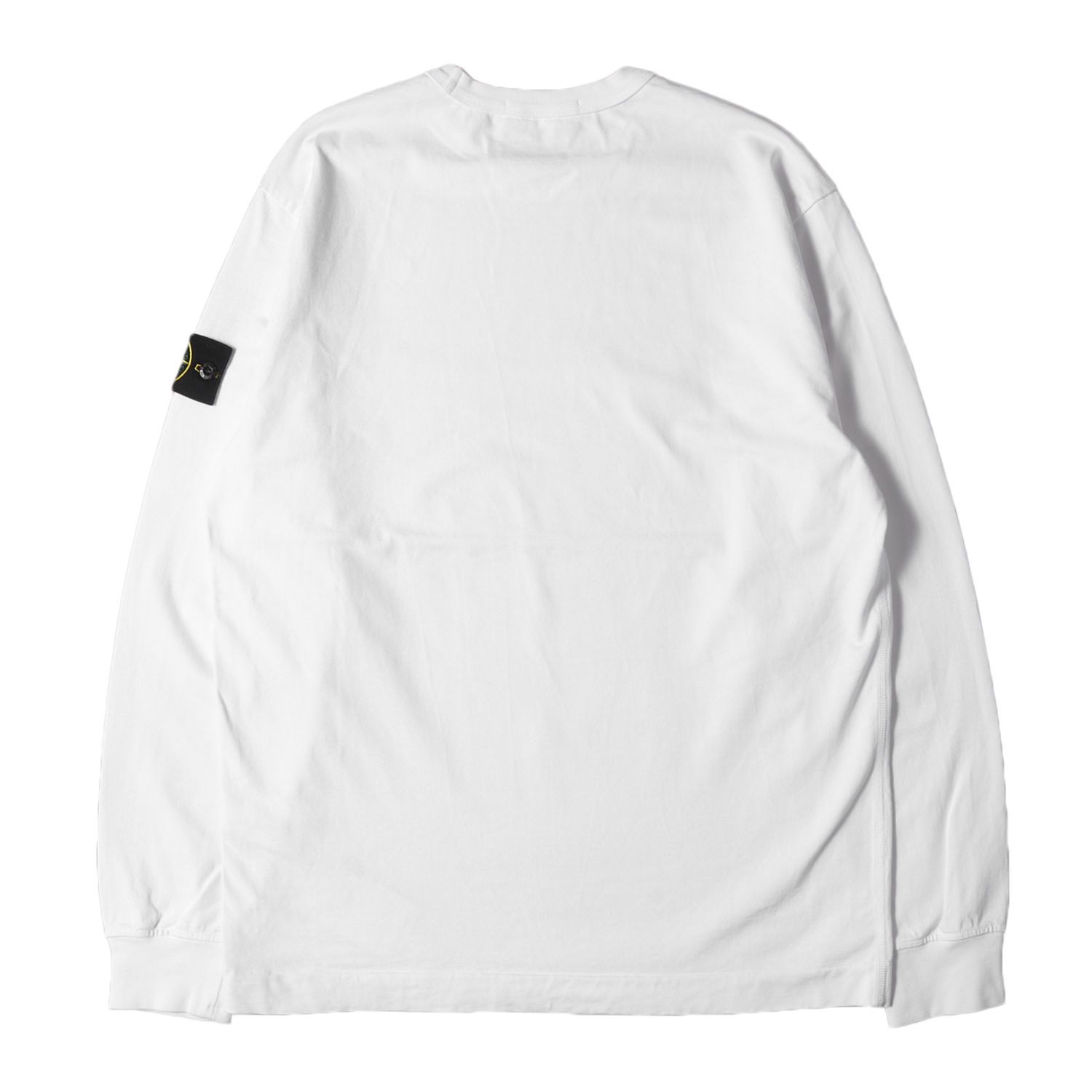ストーンアイランド　長袖Tシャツ　ロンT ホワイト　L ストーンアイランド 長袖Tシャツ ホワイト | アウトレットジャパン福岡