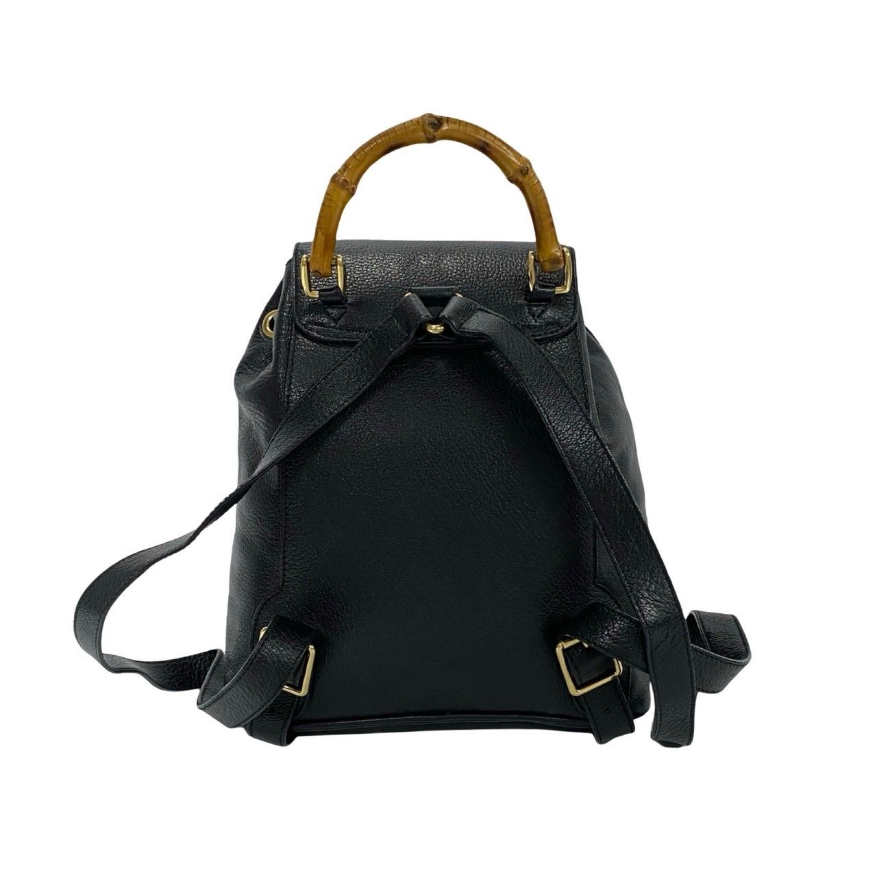 ほぼ未使用 希少品 袋付き GUCCI グッチ バンブー レザー 本革 