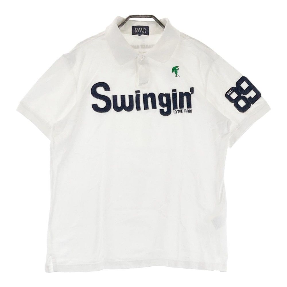 サイズ：6 PEARLY GATES パーリーゲイツ 半袖ポロシャツ ホワイト系