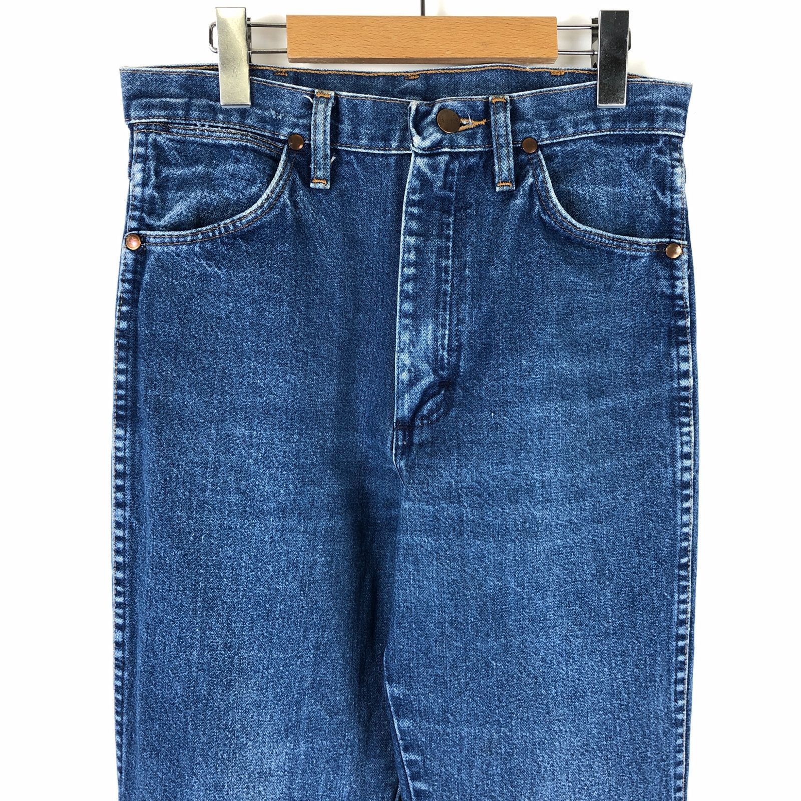 ラングラー Wrangler デニムパンツ リメイク フレア USA製 W31