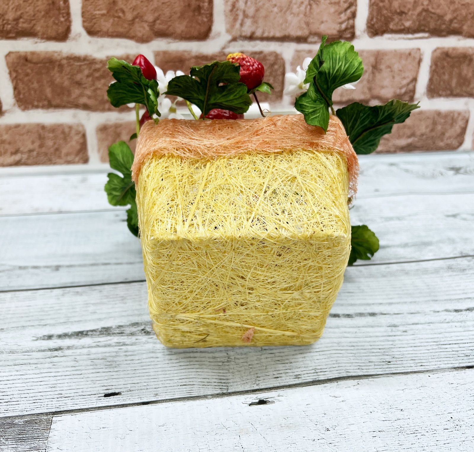 いちごのバスケット （2種類各1個セット） フェイクフルーツ イチゴ