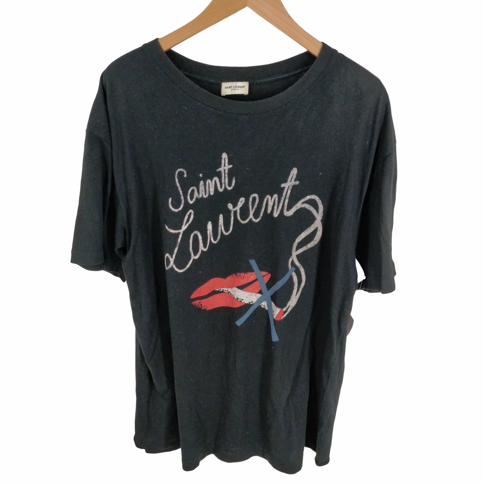 サンローランパリ SAINT LAURENT PARIS 17AW SMOKING KILLS TEE メンズ