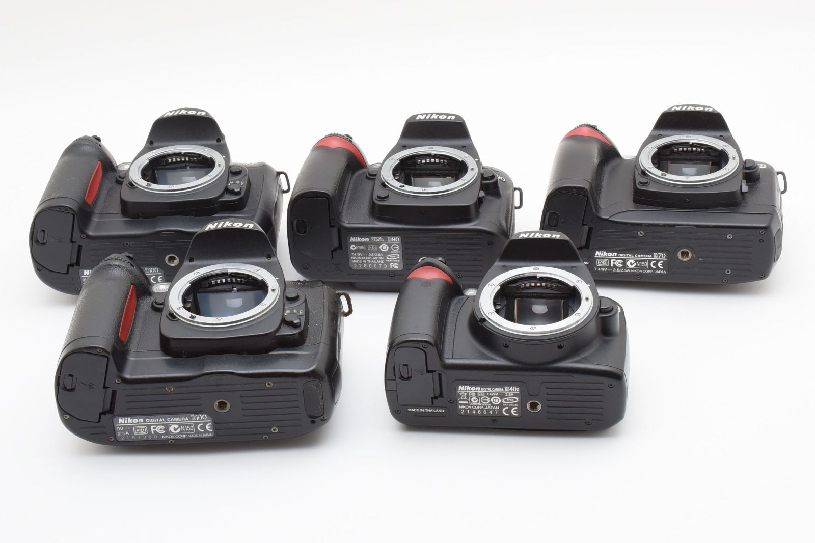 ニコン Nikon デジタル一眼まとめ D90 D100 D70 D40X ボディ LL73 5702