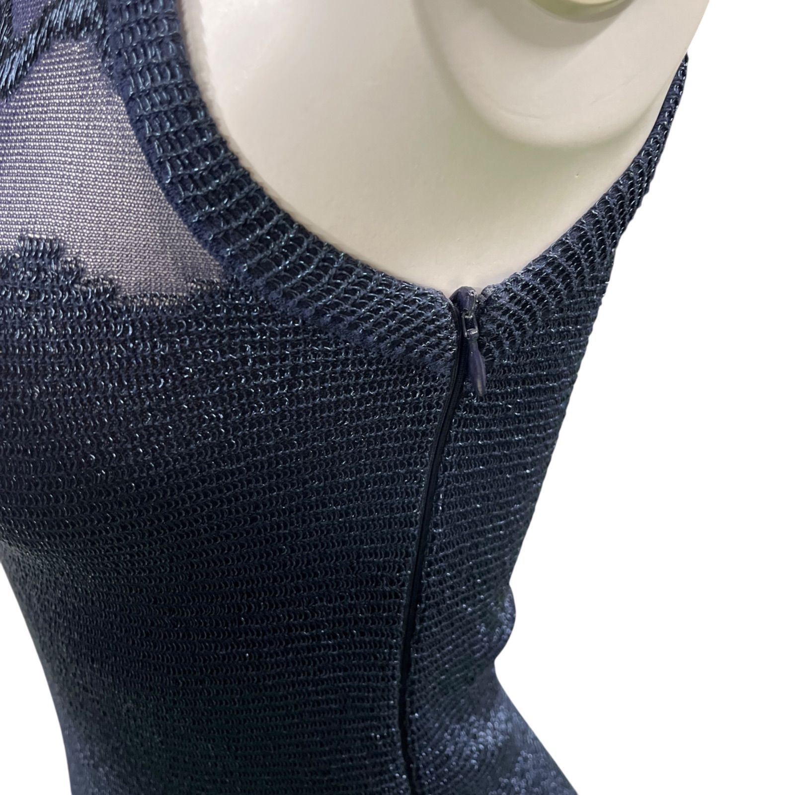 美品 アライア ALAIA 美形 ニット ロング ドレス ワンピース 38
