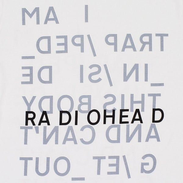 RadioheadレディオヘッドXL反転プリント