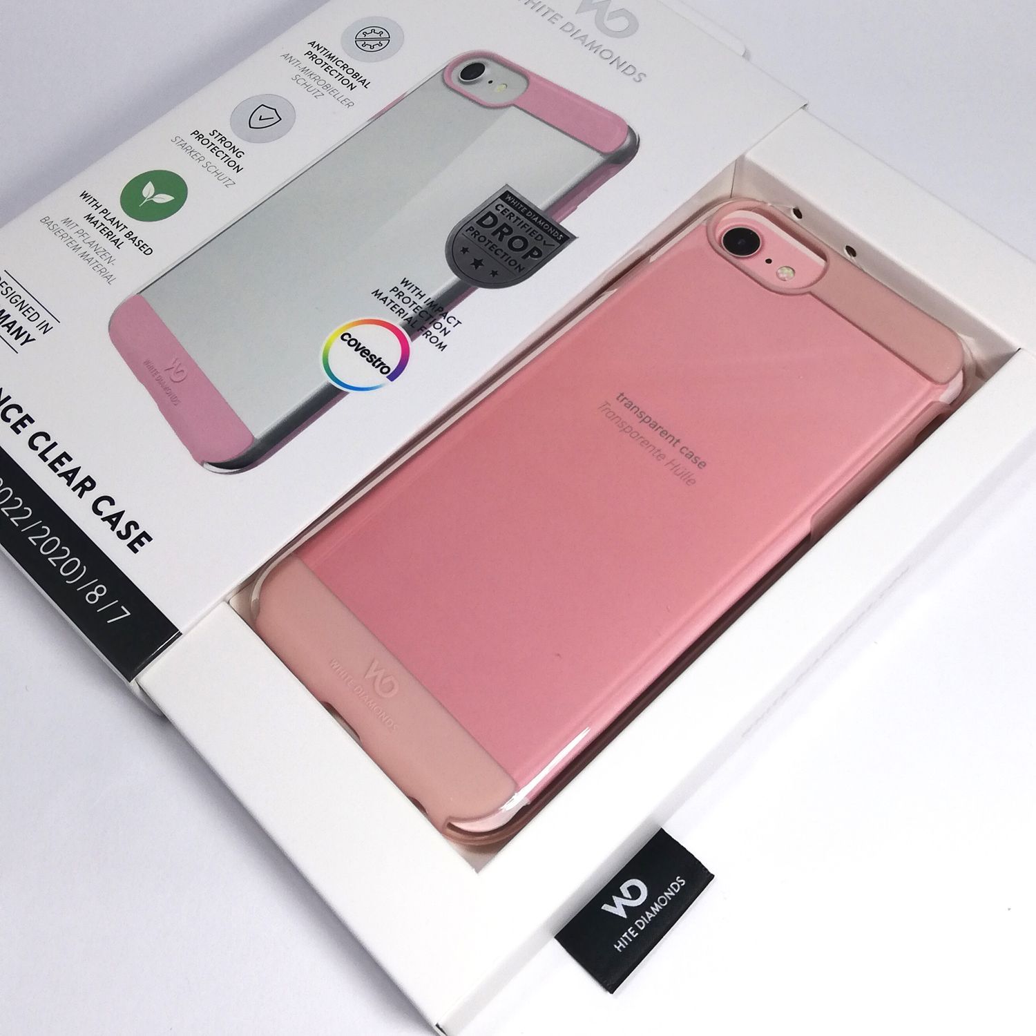新品スプマンテ/iPhone7iPhone8iPhone SE ケース/ピンク iPhone SE/8/7 クリアケース (+ピンク)◇Innocence Case Clear
