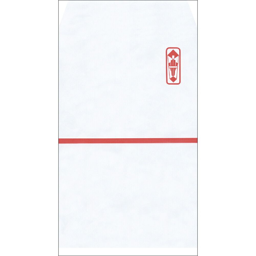 まとめ買い ササガワ 粗品袋 のし袋 赤棒 300枚入 50枚帯×6束 5-701 ×3セット