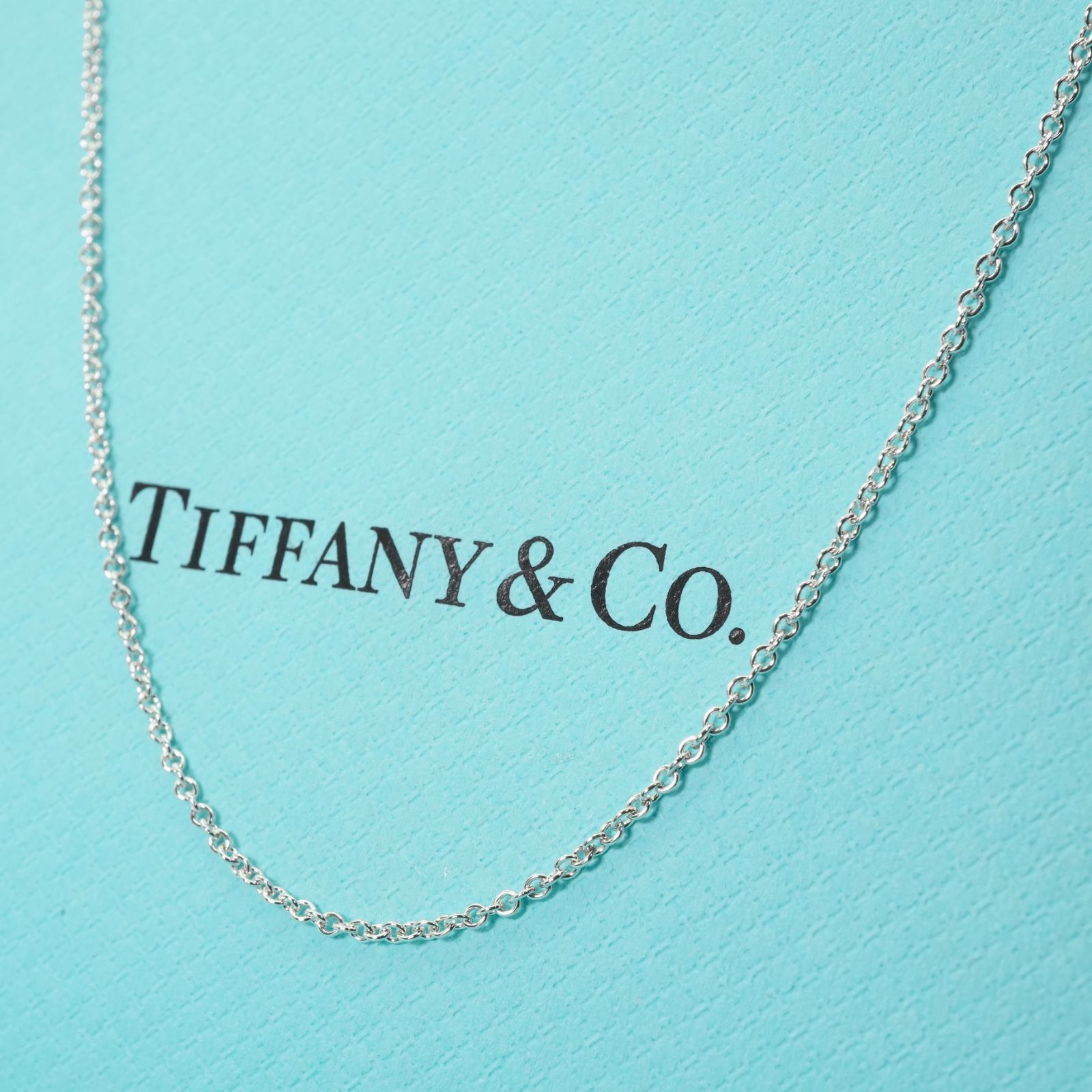 美品！【TIFFANY】シルバー ロングチェーン ネックレス