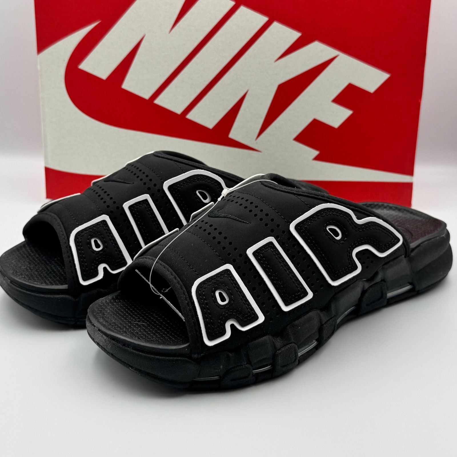 28cm Nike Air More Uptempo Slide Black DV2132-001|DV2137-001 ナイキ エアモアアップテンポ スライド ブラック DV2132-001|DV2137-001