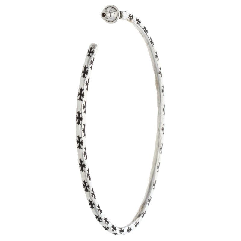  クロムハーツ クロスフープ シルバーピアス メンズ その他 アクセサリー