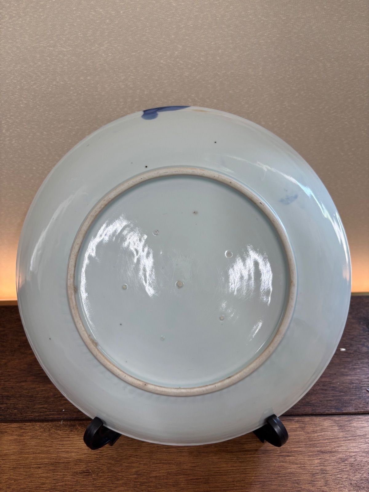 専用　　　　　　　　志田皿 古伊万里 志田窯【染付唐獅子文皿】(15) 31センチ - メルカリ