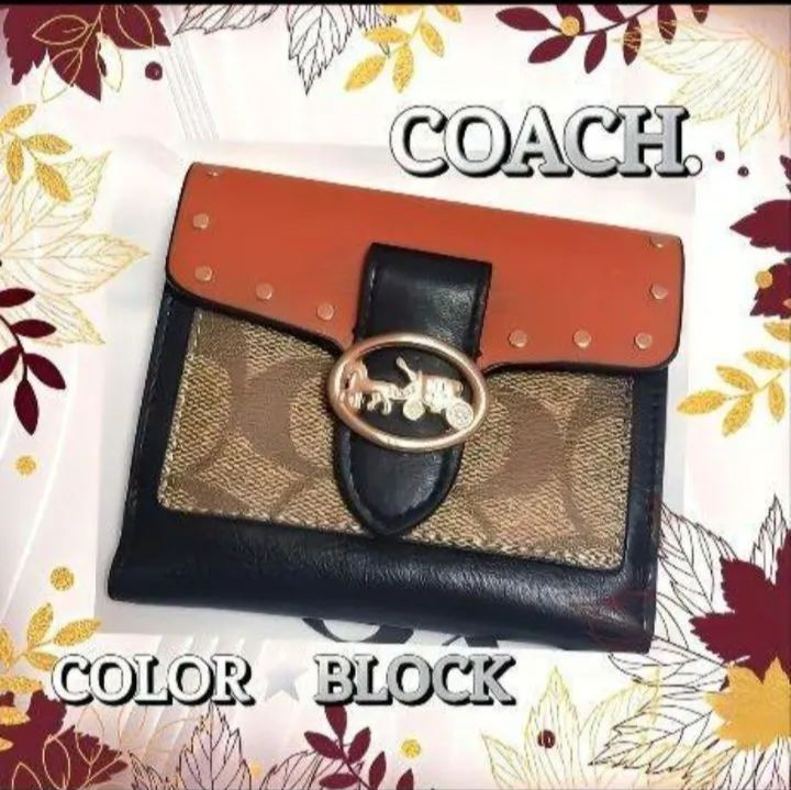 ✳️ Sale 匿名配送 新品 ✳️ COACH コーチ 財布 ✳️ブロック