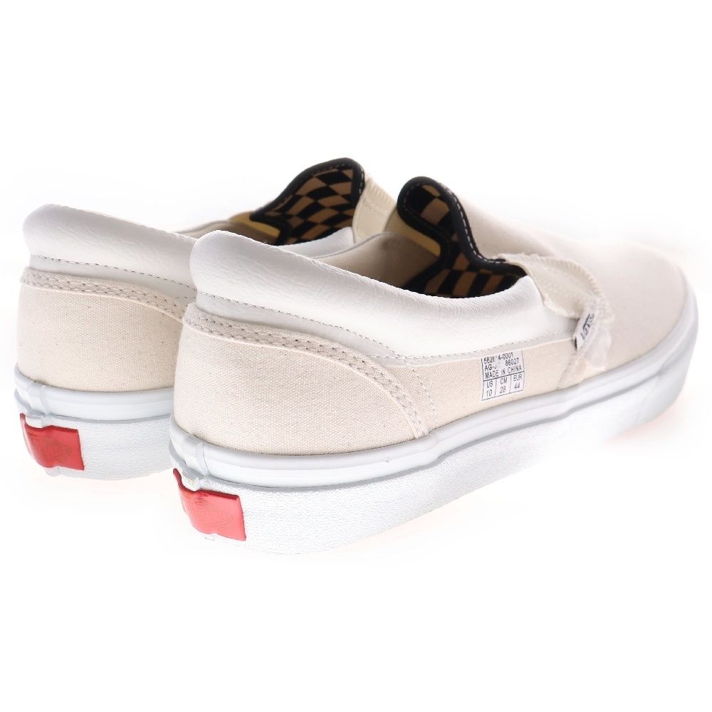 VANS ヴァンズ ×BEAMS ×SSZ SURF&SK8 V98CL REVERSE SLIP-ON ビームス サーフ&スケート リバース スリッポン ローカットスニーカー US10/28cm ホワイト 562814-0001 VANS (ヴァンズ) ×BEAMS ×SSZ SURF&SK8 V98CL REVERSE SLIP-ON