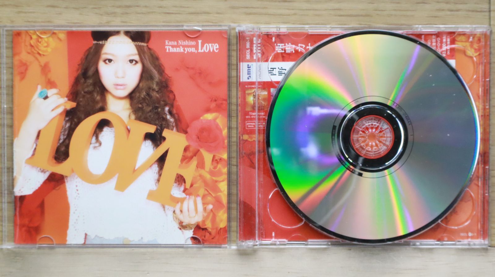 国内盤CD☆西野カナ/Kana Nishino□ Thank you、 Love(初回生産限定盤